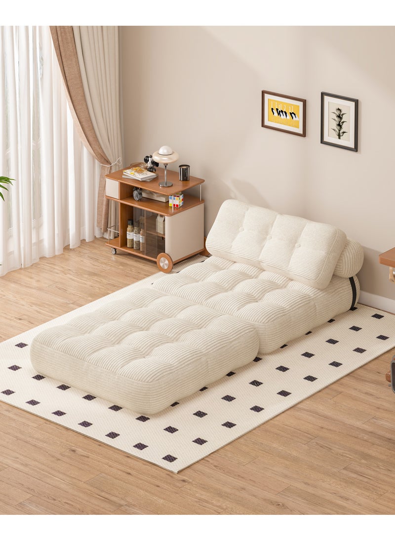 Amoyls Multifunctional Foldable Sofa Bed with Ergonomic Support & Skin-Friendly Corduroy Fabric, Perfect for Living Rooms, Bedrooms, and Guest Spaces - Image 1
